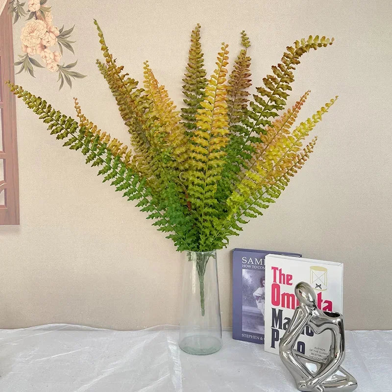 feuilles de fougère artificielles pour décoration festive 14 pièces