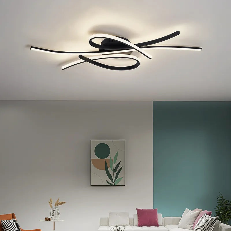 Plafonnier LEDs Or/Noir Maison Nordique