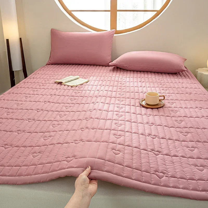 matelas matelassé romantique avec protection de lit doux et confortable