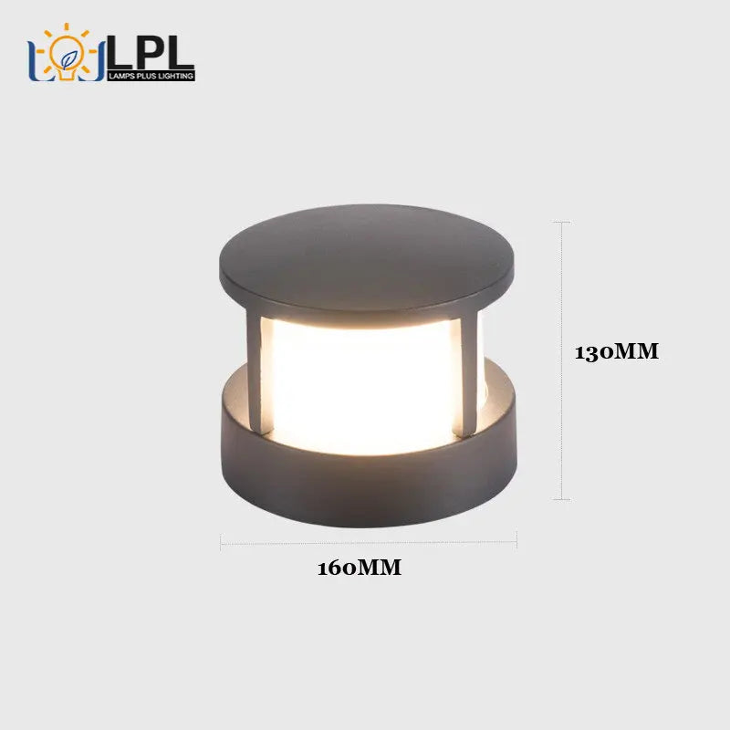 pack poteaux lumineux led extérieurs étanches haute luminosité