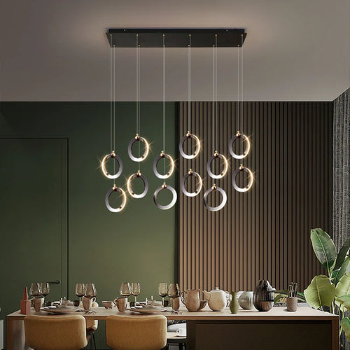 lustre postmoderne de luxe pour restaurant et bar