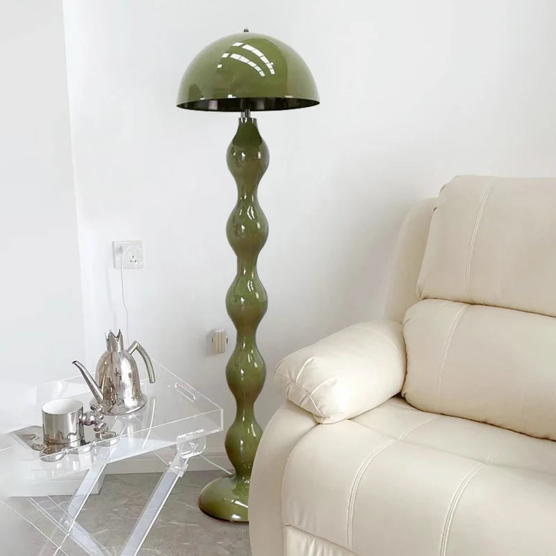 Nordique minimaliste Wabi Sabi crème Style lampadaire LED salon décor à la maison chambre canapé coin lampe sur pied lampe champignon