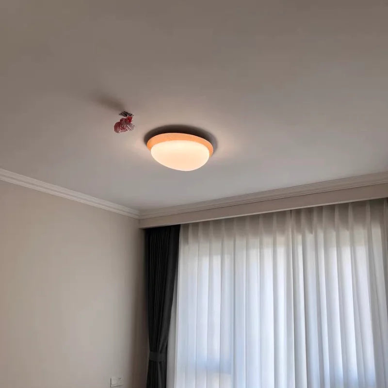 Moderne rétro bois couleur plafonnier chambre Restaurant cuisine étude pavé décoration lumière balcon Led éclairage intérieur