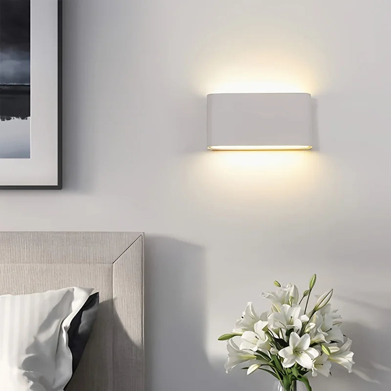 applique murale étanche moderne à double tête pour extérieur