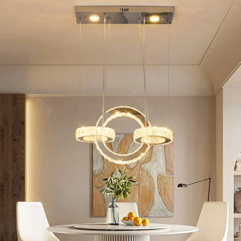 lustre led moderne suspension pour éclairage intérieur décoratif