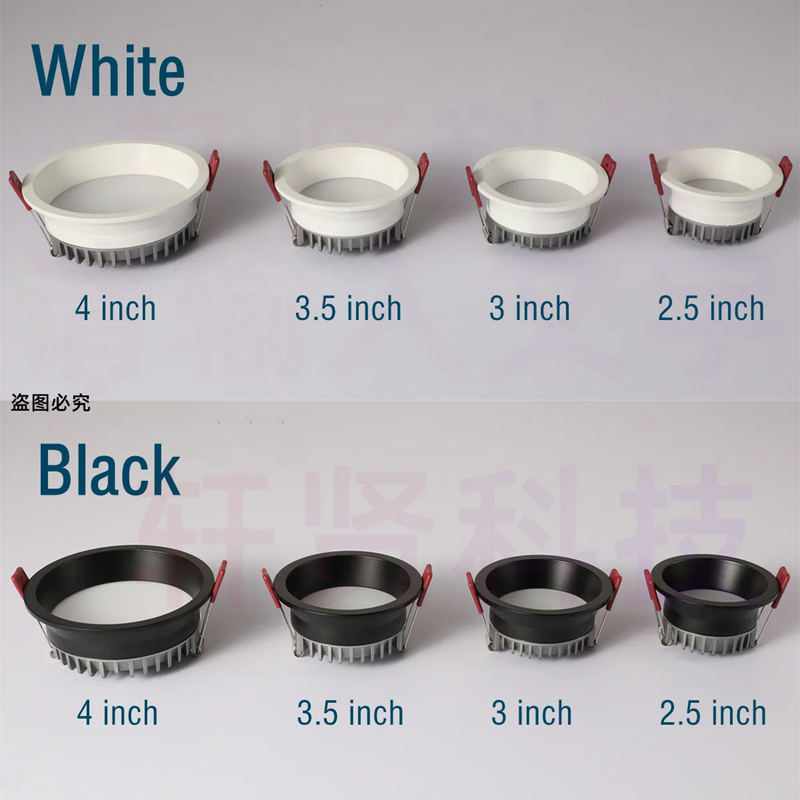 encastré led spot anti-éblouissement aluminium projecteur à intensité variable