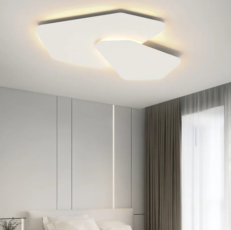 plafonnier Nordique moderne géométrique salon chambre salle à manger cuisine salle à manger étude décor éclairage lumière LED intérieur