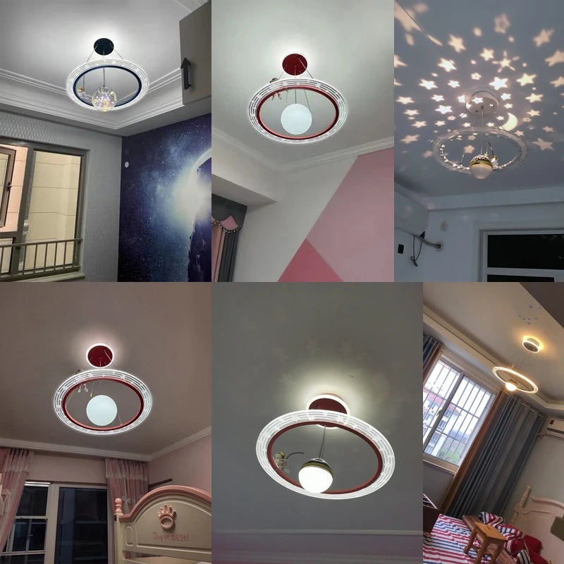 lustre nordique moderne led pour décoration créative de maison