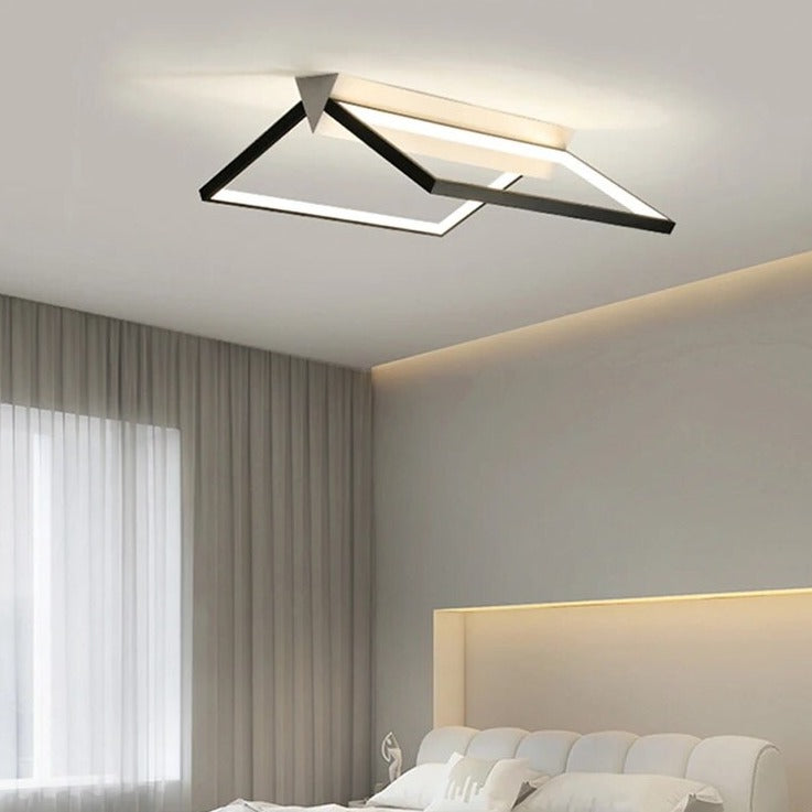 Plafonnier LED ligne lumière simple déco intérieure