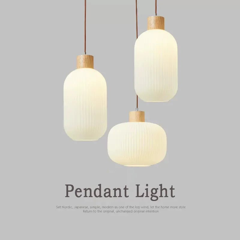 lustre moderne loft led avec abat-jour en verre