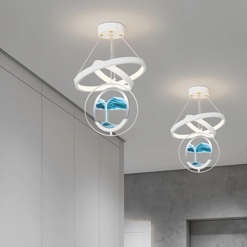 lustre nordique moderne minimaliste petits sables mouvants