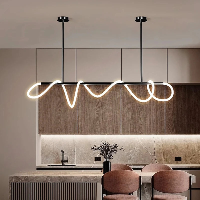 Art moderne décor à la maison led lumières lampes suspendues pour salon lustres pour salle à manger suspension éclairage intérieur