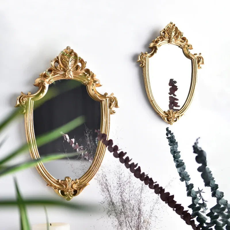 miroir vintage doré décoration murale cadeau mariage rétro