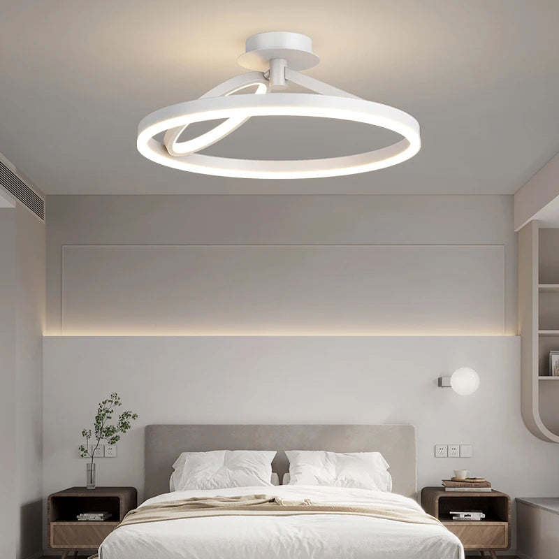 lustre led moderne nordique simple style anneau