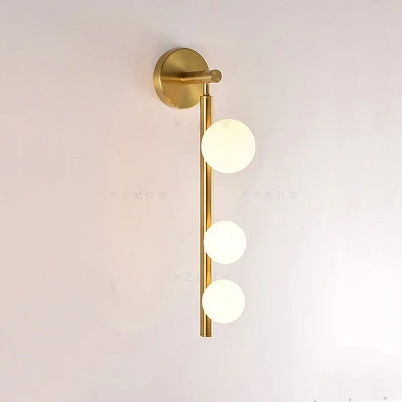 applique murale LED en verre blanc maison salon applique or/noir boutique G9 ampoule chambre applique murale Luminaire