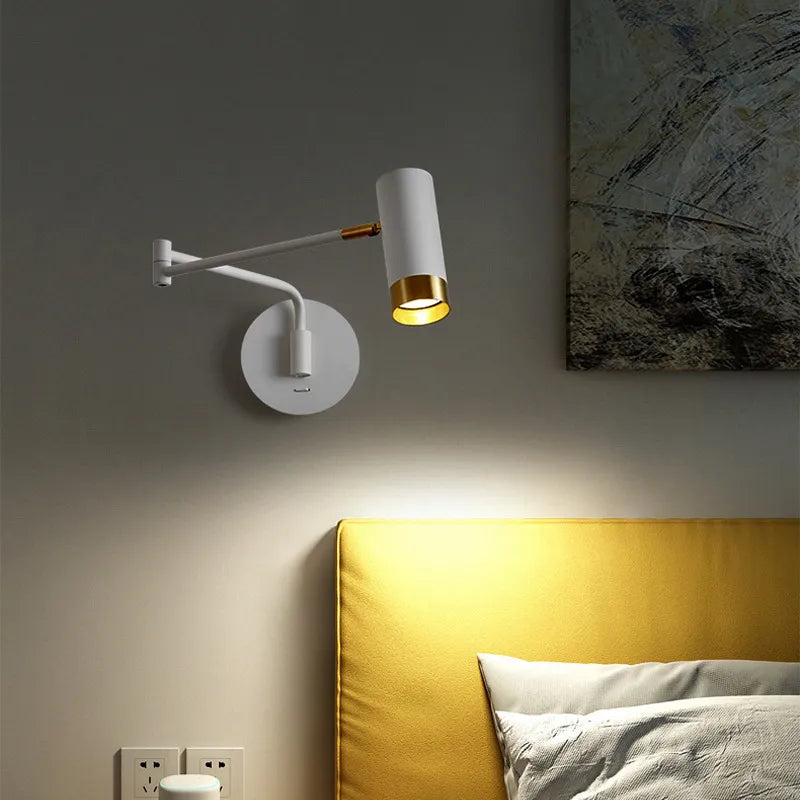 Applique murale led pivotantes tactile