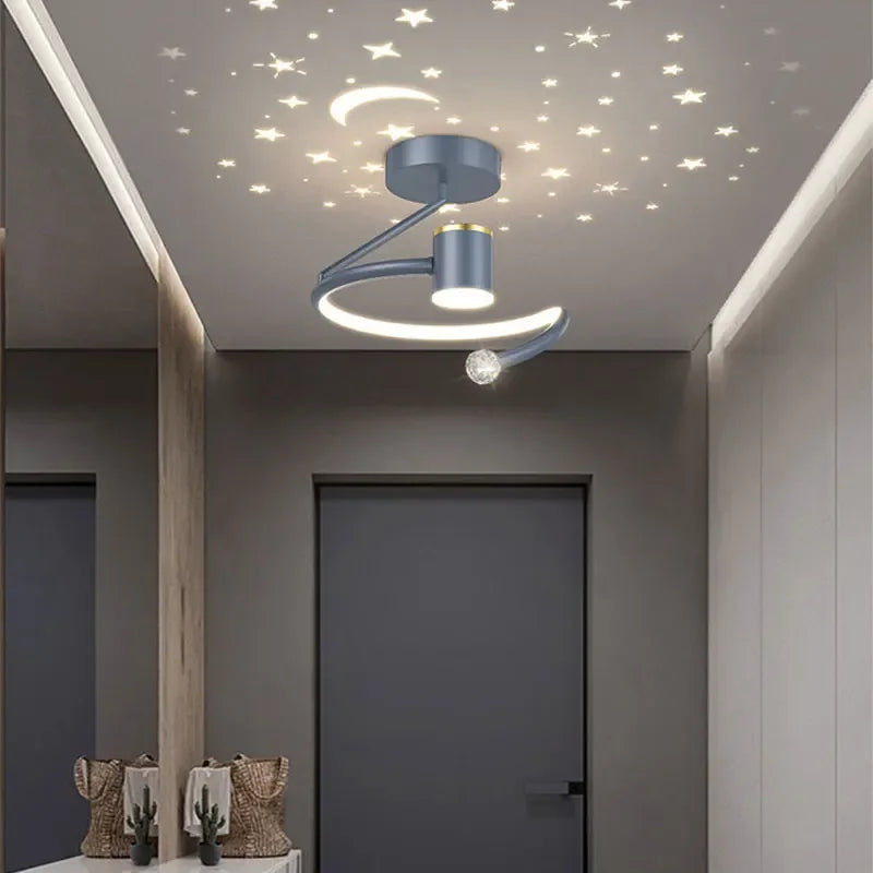 Plafonnier led minimaliste ciel étoilé éclairage intérieur