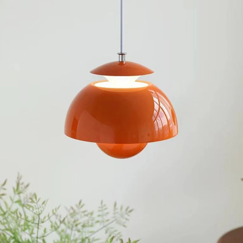 Moderne Nordique Danois Designer LED Suspension Lumière Fleur Bud Décor Art Suspendus Lustres Lampe Maison Chambre Cuisine Lampe De Chevet