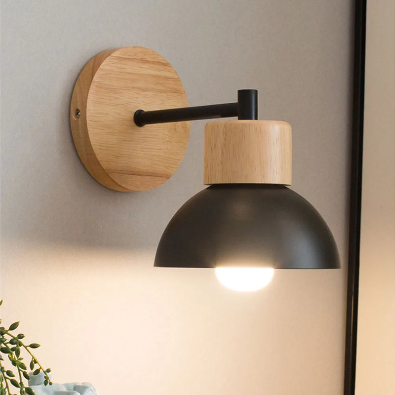 Applique murale nordique moderne pour Macarons couloir lampe de chevet salon chambre décoration éclairage E27 Base tête applique luminaire