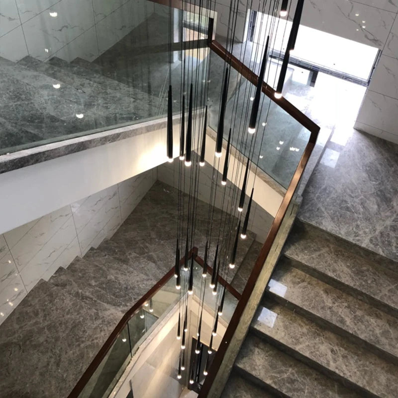 lustre longue ligne luxe pour éclairage intérieur et décoration