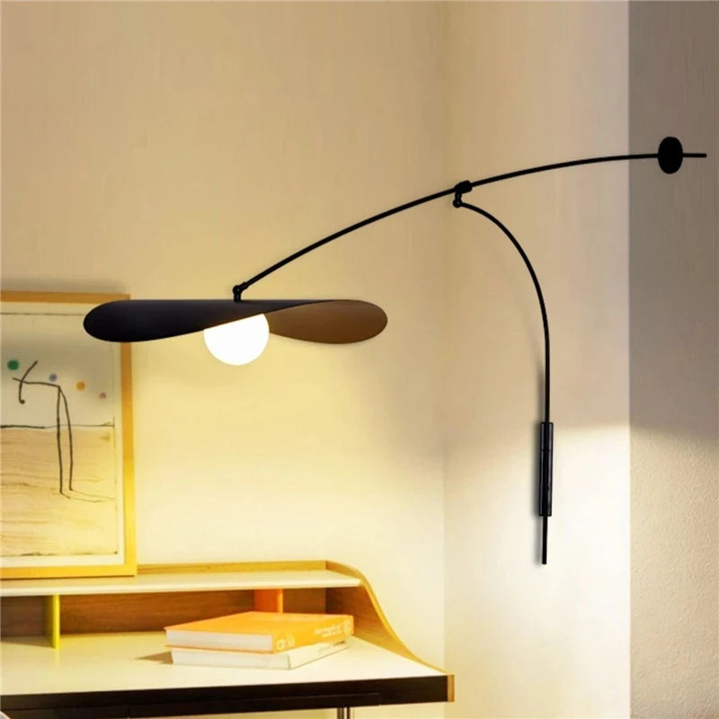 Nordique moderne luxe créatif salon applique art chevet chambre concepteur minimaliste modèle chambre applique