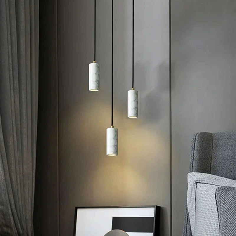 Suspension led design nordique wabi sabi décoratif
