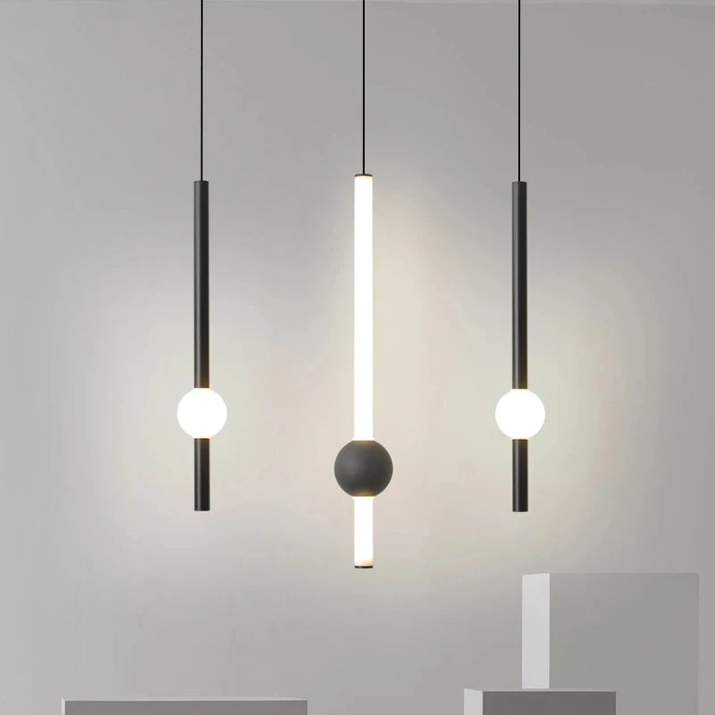 suspension led moderne pour éclairage intérieur créatif
