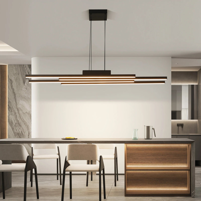 lustre nordique moderne minimaliste en aluminium led design