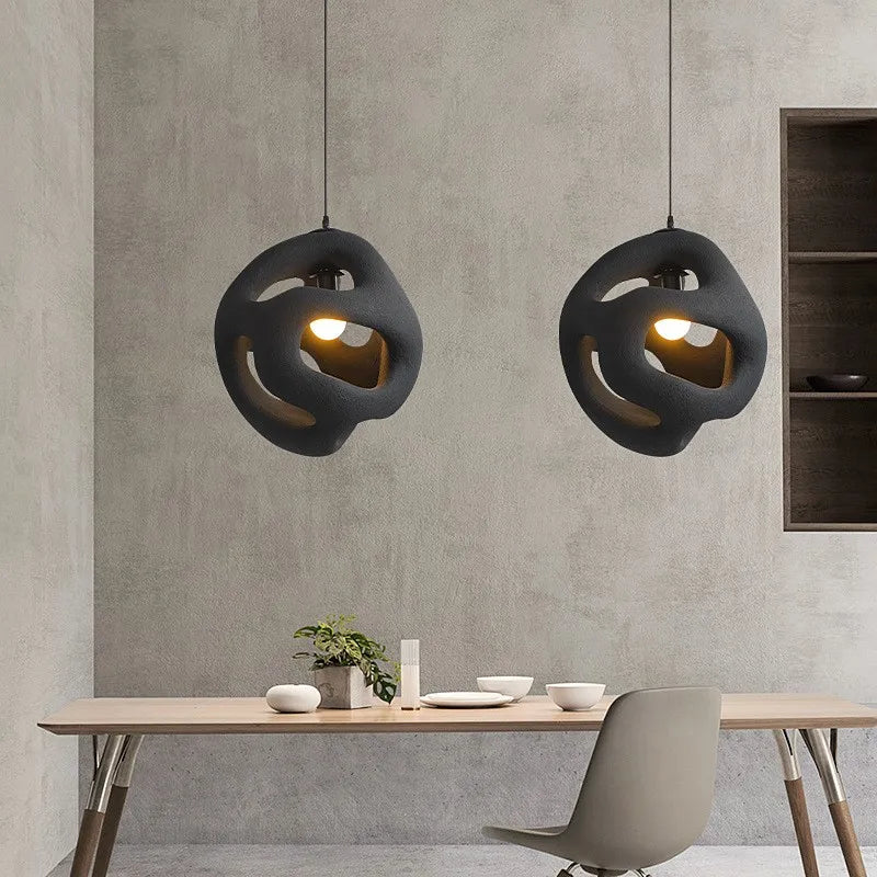 suspension led minimalisme nordique style wabi sabi luminaires