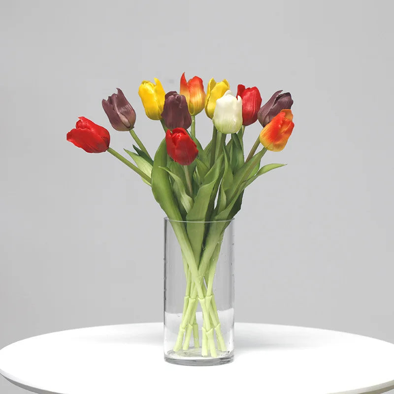tulipes artificielles réalistes pour décorations de mariage et fêtes