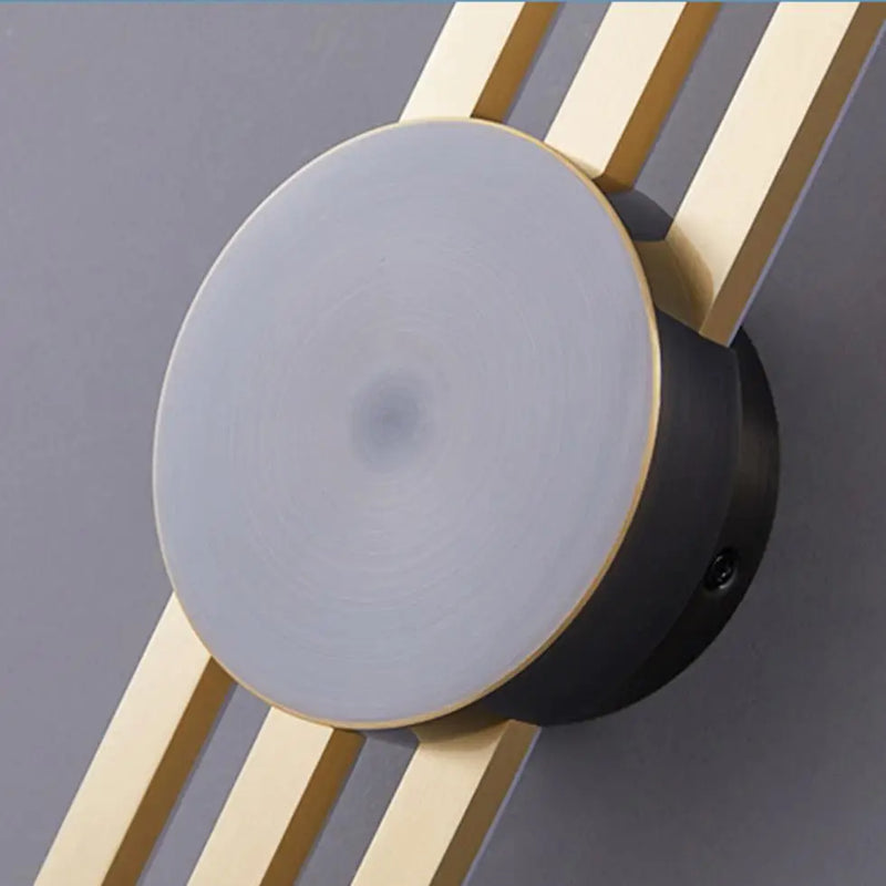 applique murale led minimaliste en laiton pour restaurant