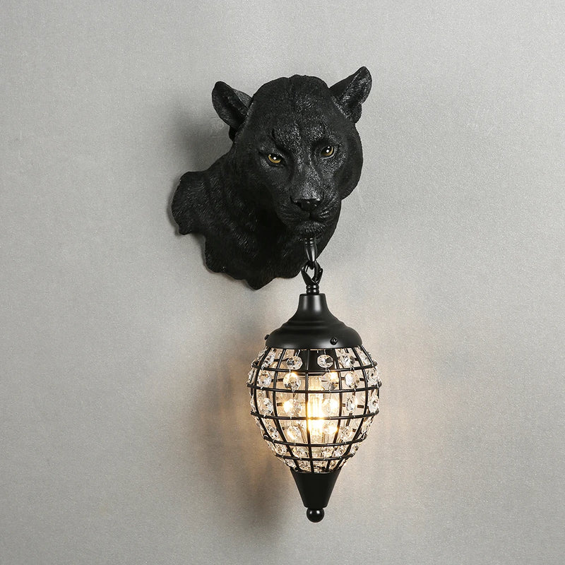 applique murale led design léopard pour décoration maison