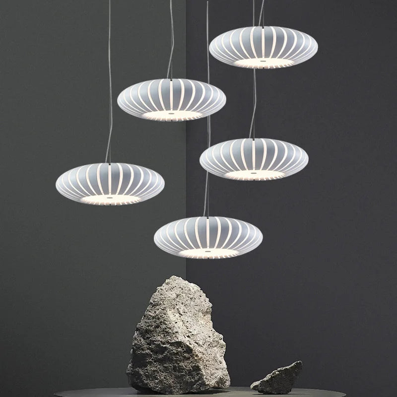 Plafonnier LED moderne chambre créative chaude citrouille Restaurant décor