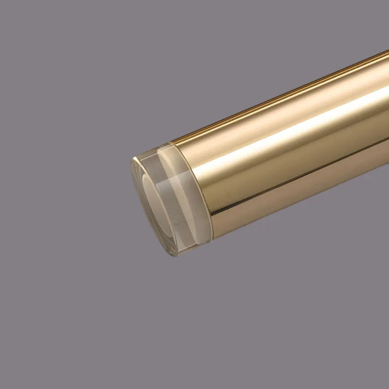suspension led dorées design moderne pour intérieur minimaliste