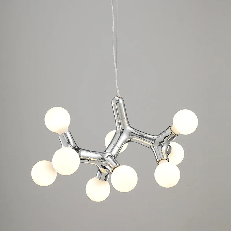 lustre design moléculaire nordique italien 2023 villa