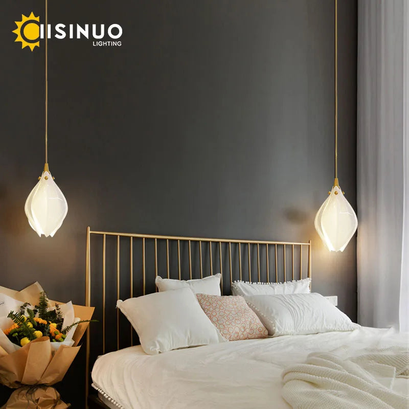 Lustre Magnolia en céramique