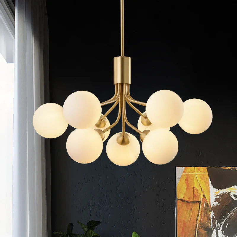 lampe à haricots magiques en verre style nordique simple