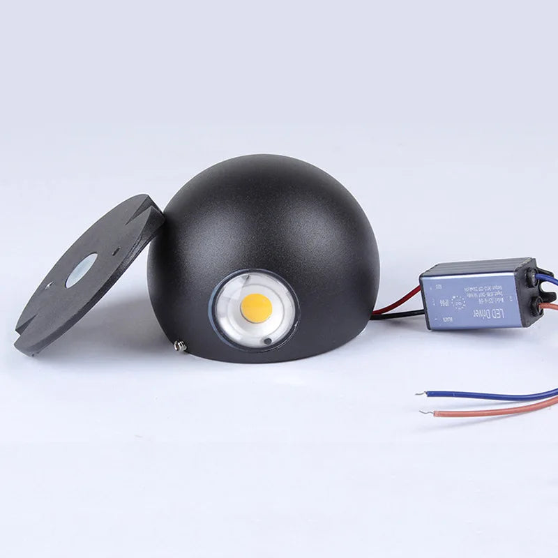 applique murale led moderne en aluminium pour éclairage domestique