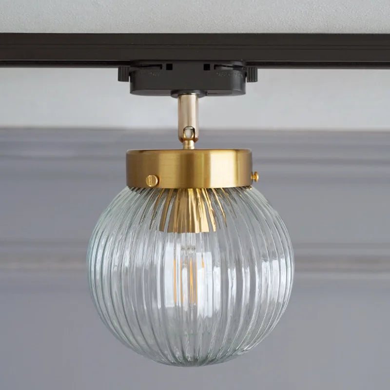 plafonnier led nordique en verre décoratif d'intérieur réglable