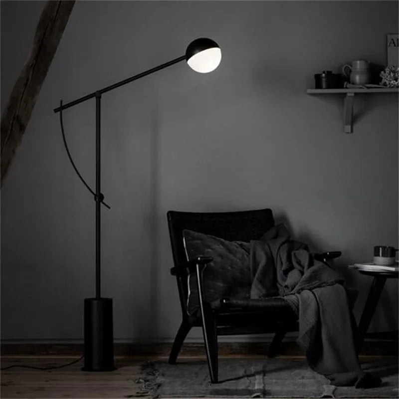 lampadaire nordique vintage moderne simple led marbre