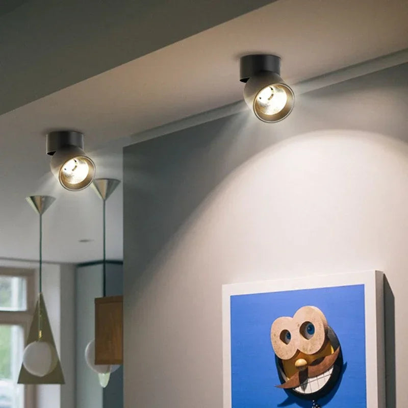 spot led extérieur à angle réglable sans perforation