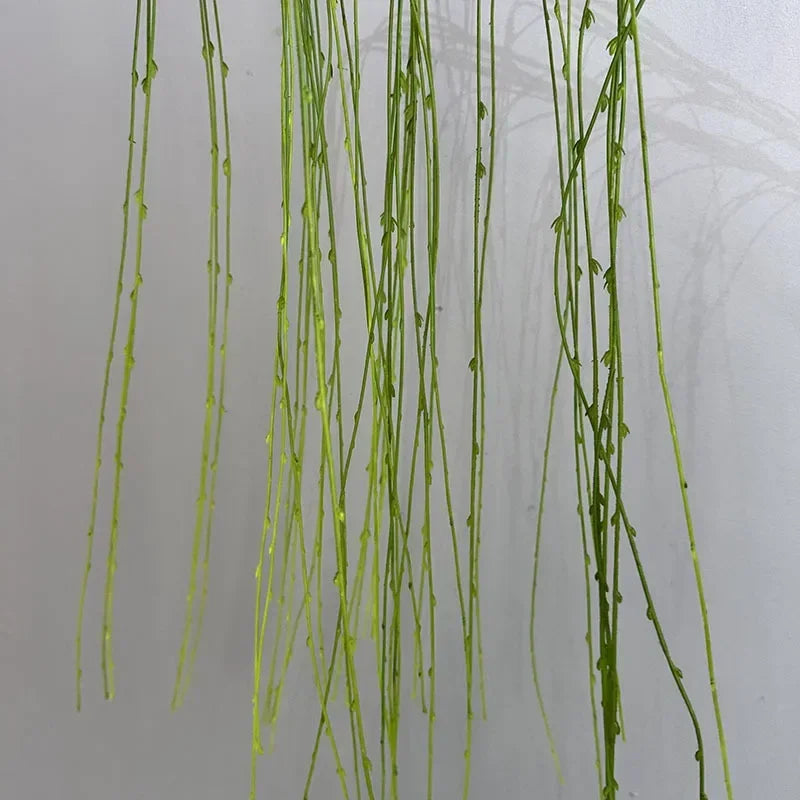 plantes artificielles saule pleureur en plastique pour décoration intérieure