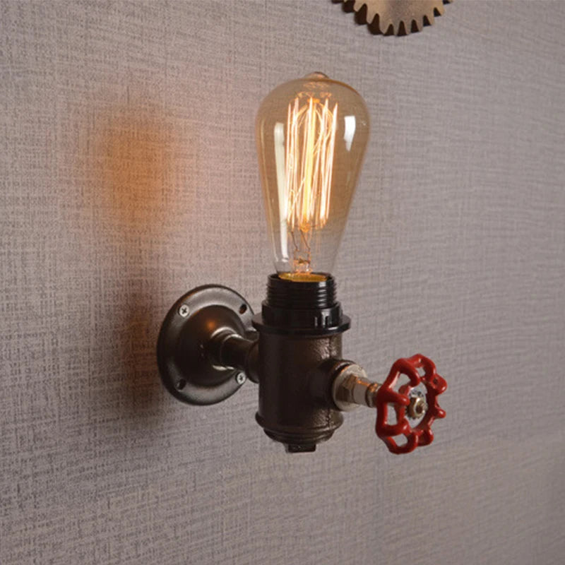 Luminaire industriel vapeur forme robinet