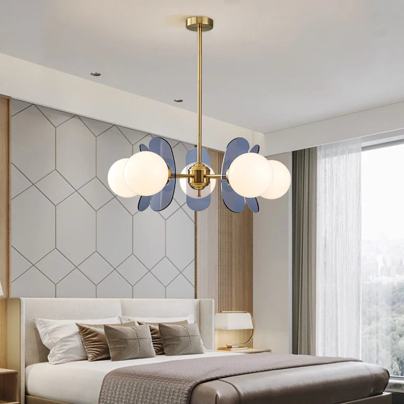 lustre lumineux décoratif pour intérieur style art suspendu