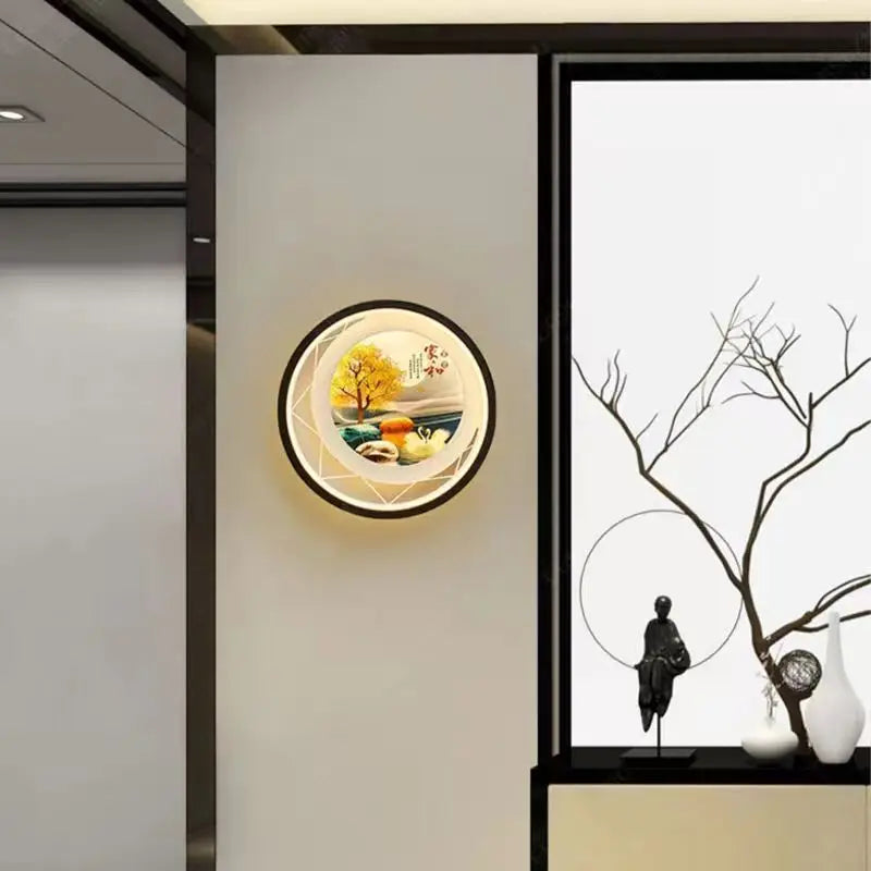 Applique murale LED moderne et ronde