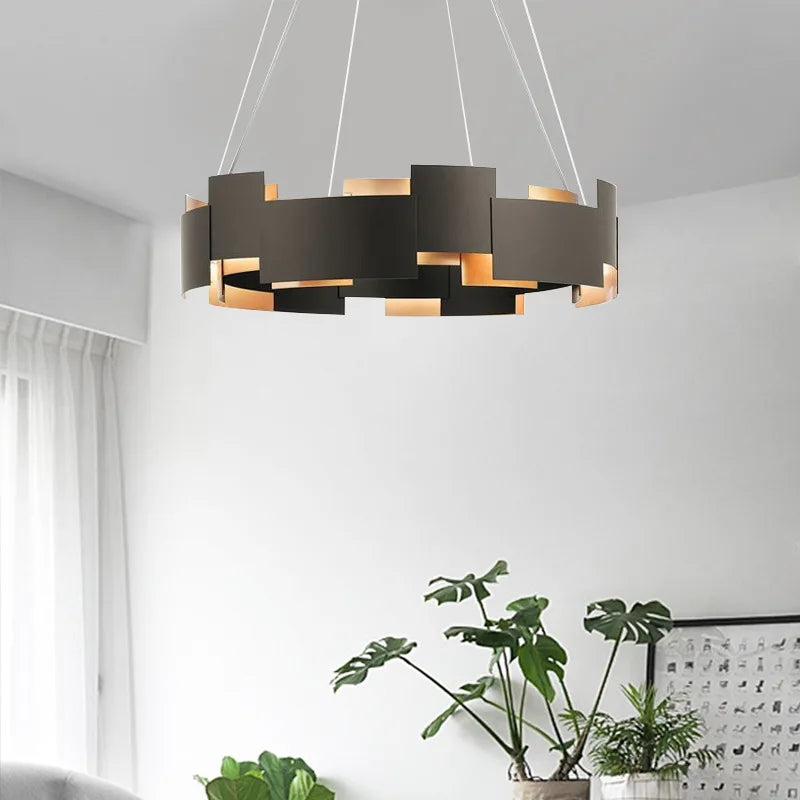 lampe suspendue en métal avec cordon d'ampoule réglable