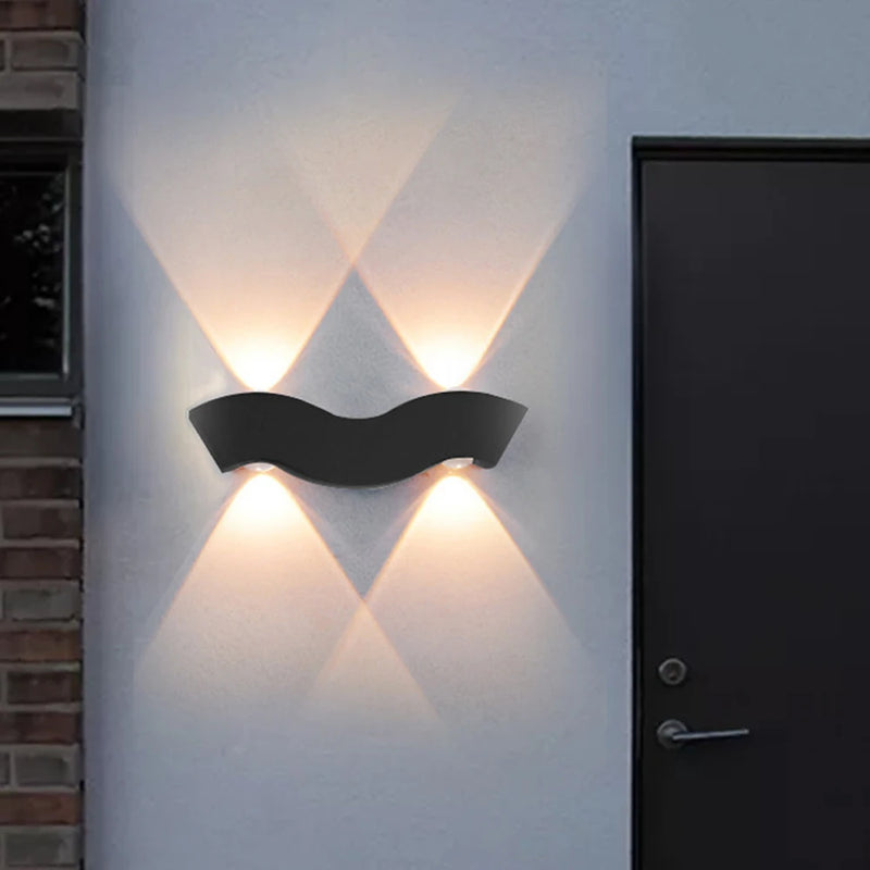 Applique murale LED nordique en aluminium
