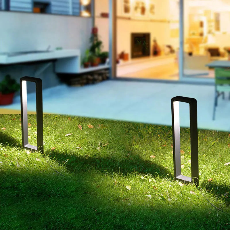 lampe de jardin led moderne en aluminium pour extérieur et paysage