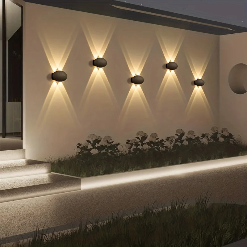 applique murale étanche pour intérieur et extérieur lumière chaude