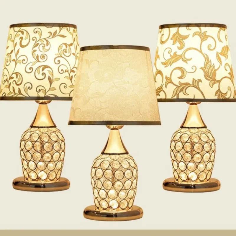 Lampe Table Cristal Style Européen Simple Moderne